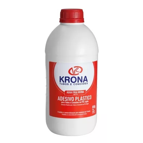 Adesivo PVC Incolor de 850g Krona